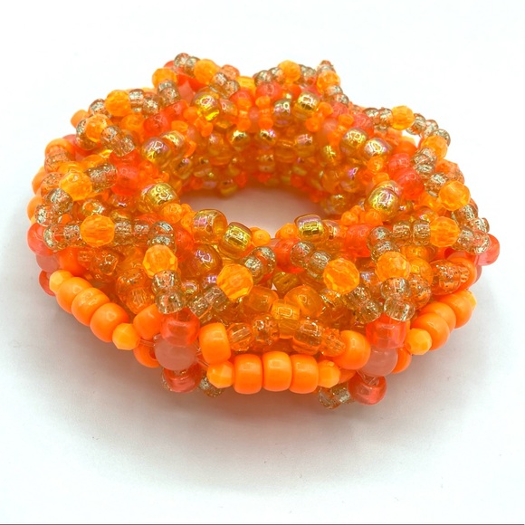 🍊🧡Orange Kandi Cuff - Picture 3 of 8